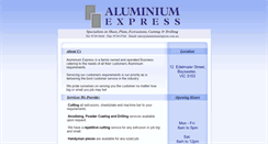 Desktop Screenshot of aluminiumexpress.com.au